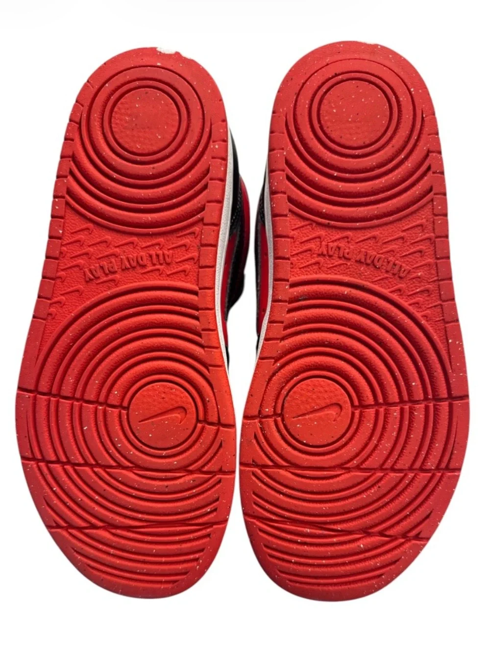 Nike Court Borough Mid 2 Kids Shoes Red Black White Size US 2Y Youth CD7783-602